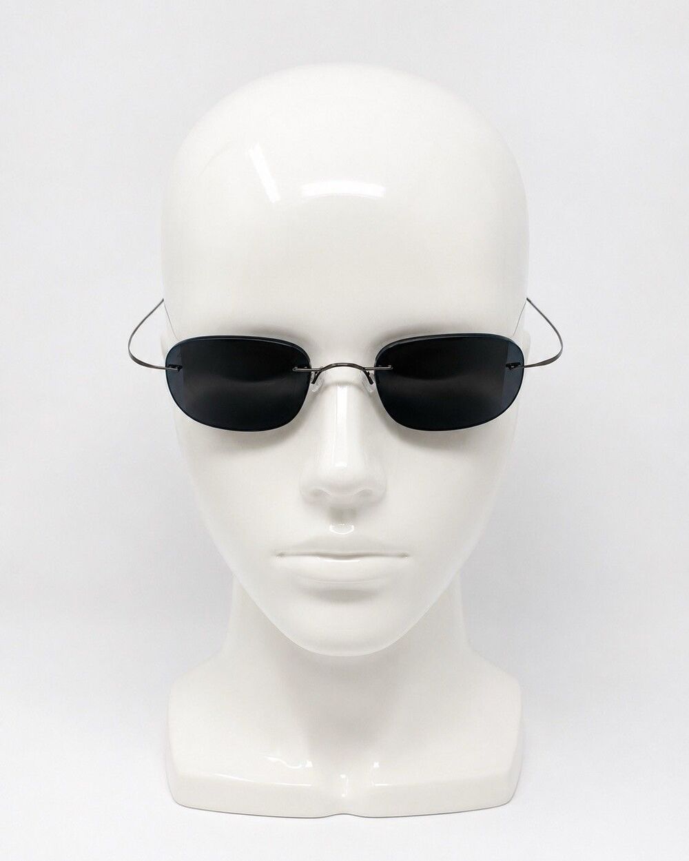 Silhouette M7395 V6055 Metallic Brown Rimless Sunglasses Frames 160 Authentic